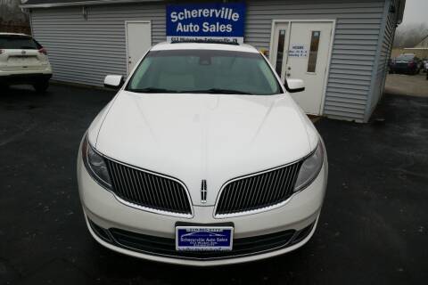 2014 Lincoln MKS for sale at SCHERERVILLE AUTO SALES in Schererville IN