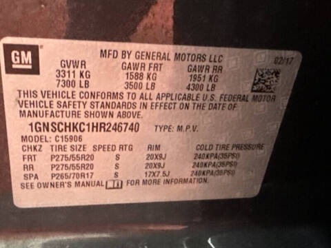 2017 Chevrolet Suburban LT