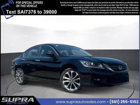 2014 Honda Accord for sale at SUPRA AUTO SALES in Riviera Beach FL