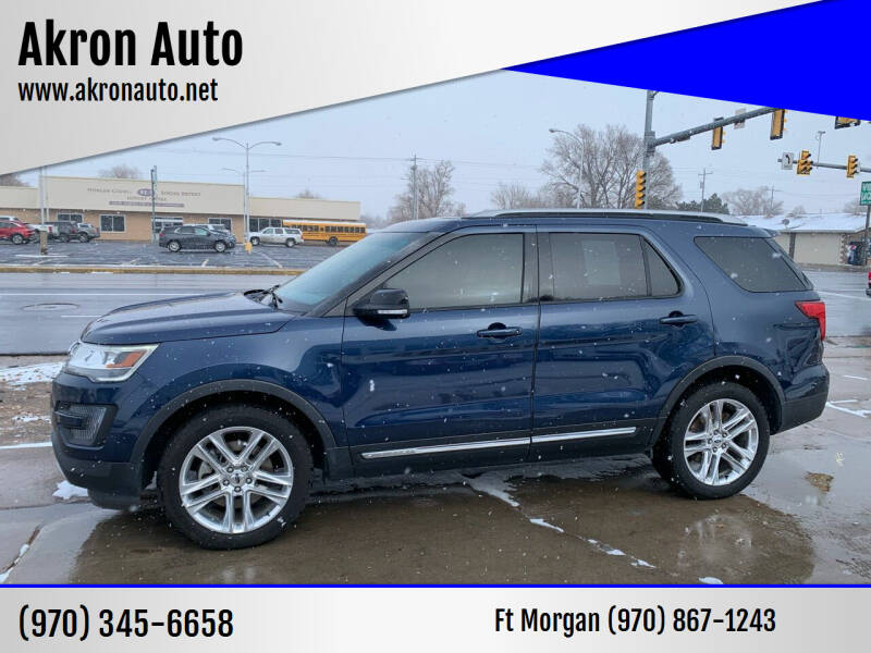 2016 Ford Explorer for sale at Akron Auto - Fort Morgan in Fort Morgan CO