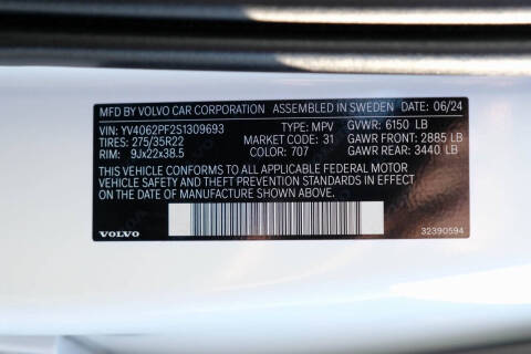 2025 Volvo XC90 B6 Ultra Bright Theme 7P