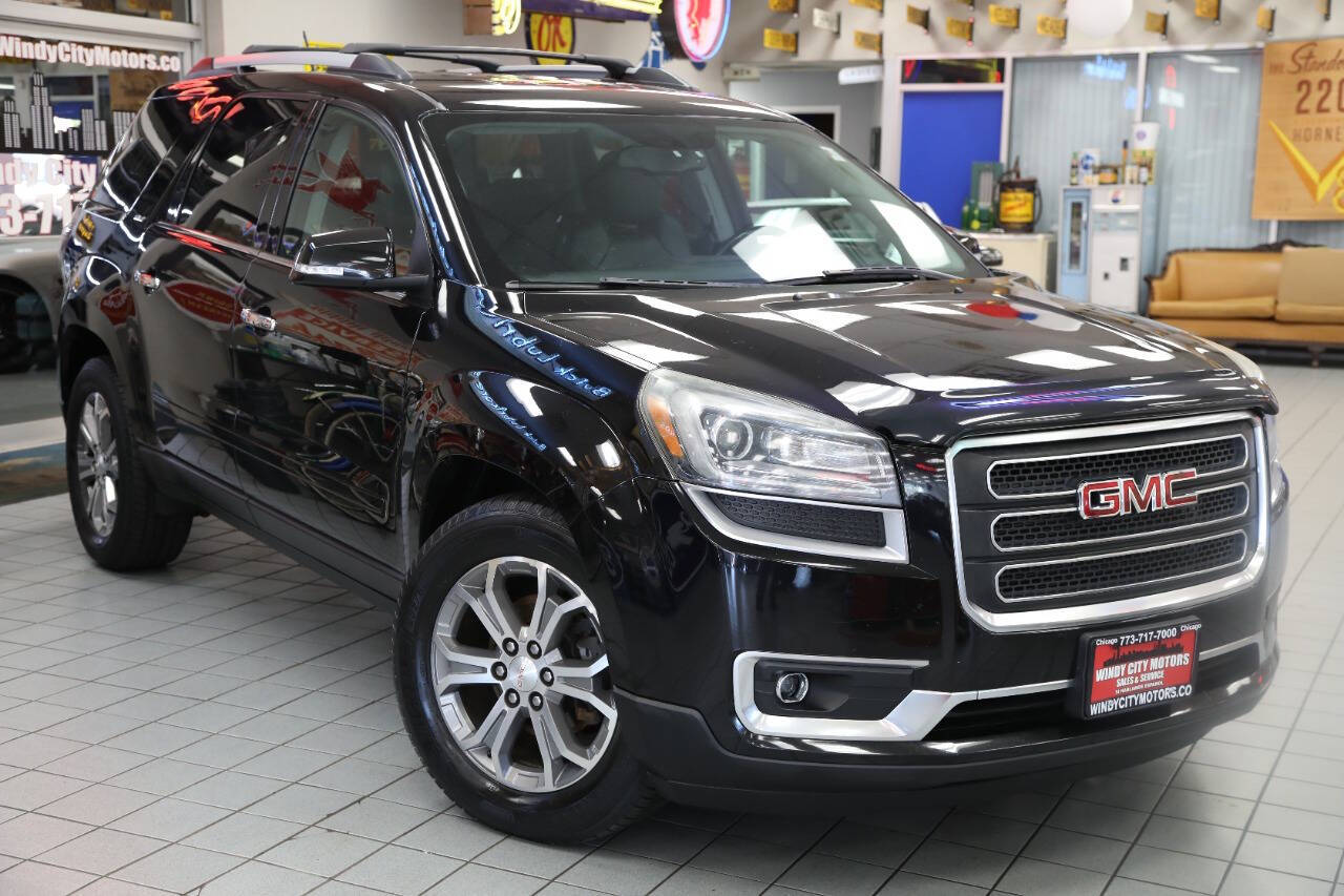 Black 2016 GMC Acadia SLT-1 AWD SLT-1 4dr SUV 1