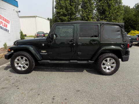 2012 Jeep Wrangler Unlimited for sale at Pro-Motion Motor Co in Lincolnton NC
