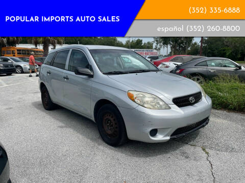 2005 Toyota Matrix for sale at Popular Imports Auto Sales - Popular Imports-InterLachen in Interlachehen FL