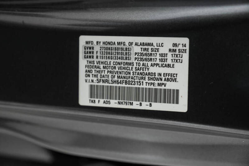2015 Honda Odyssey