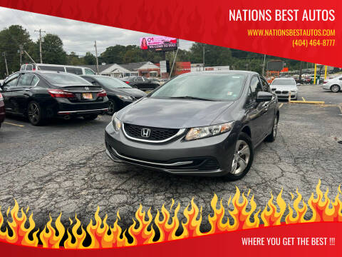 2014 Honda Civic for sale at Nations Best Autos in Decatur GA