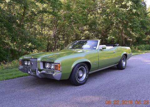 1972 Mercury Cougar for sale at CLASSIC GAS & AUTO in Cleves OH