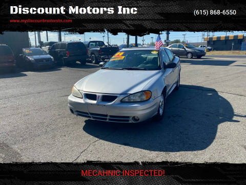 2004 Pontiac Grand Am for sale at Discount Motors Inc in Madison TN