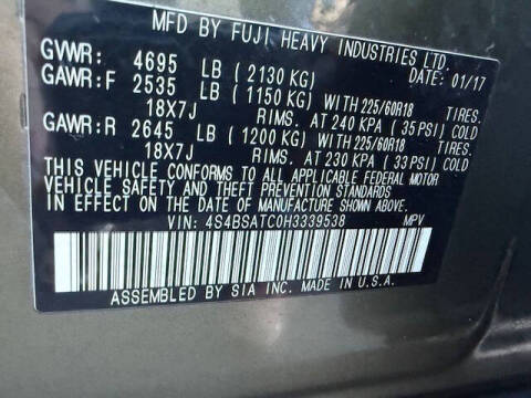 2017 Subaru Outback 2.5i Touring