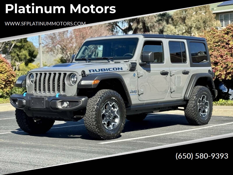 2023 Jeep Wrangler for sale at Platinum Motors in San Bruno CA