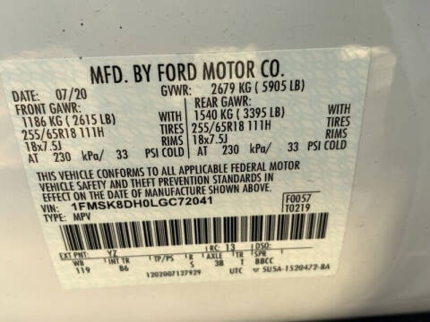 2020 Ford Explorer XLT