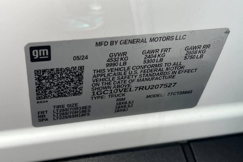 2024 Chevrolet Silverado EV Work Truck