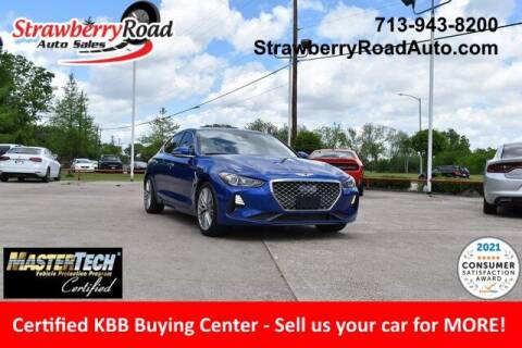 2020 Genesis G70 for sale at Strawberry Road Auto Sales in Pasadena TX