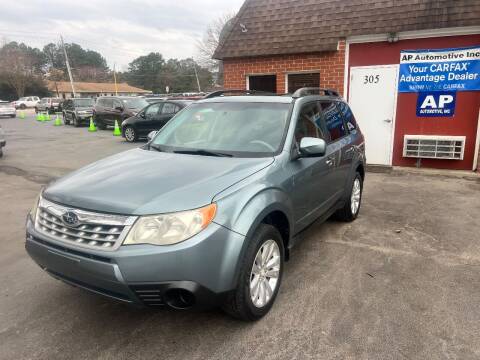 2011 Subaru Forester for sale at AP Automotive in Cary NC