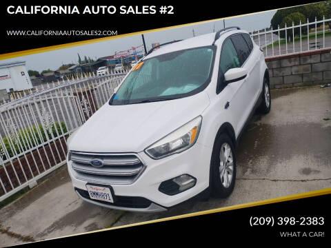 2017 Ford Escape for sale at CALIFORNIA AUTO SALES #2 in Livingston CA