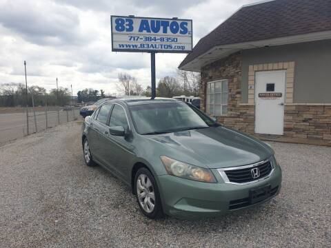 2009 Honda Accord for sale at 83 Autos in York PA