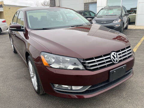 2013 Volkswagen Passat for sale at RABIDEAU'S AUTO MART in Green Bay WI