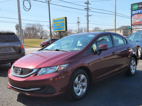 2013 Honda Civic for sale at Good Value Cars Inc in Norristown PA