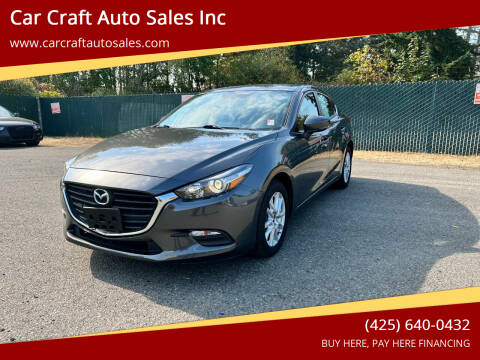 2017 Mazda MAZDA3 for sale at Car Craft Auto Sales Inc in Lynnwood WA
