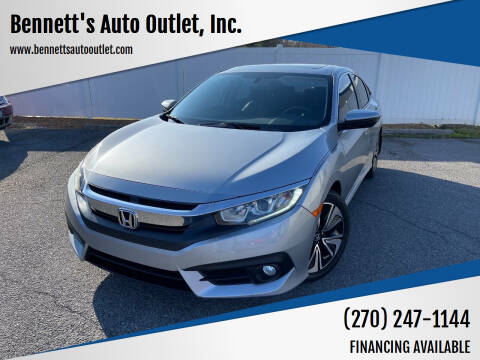 2016 Honda Civic for sale at Bennett's Auto Outlet, Inc. in Mayfield KY