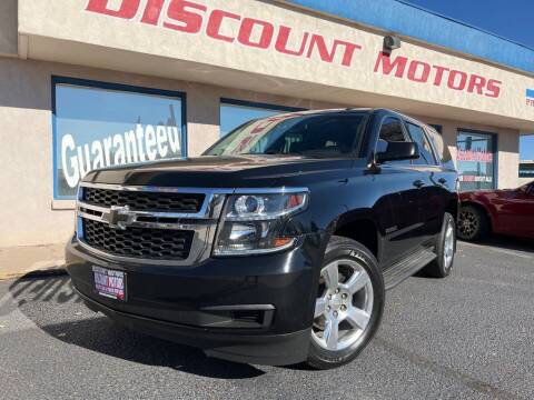 2015 Chevrolet Tahoe for sale at Discount Motors in Pueblo CO