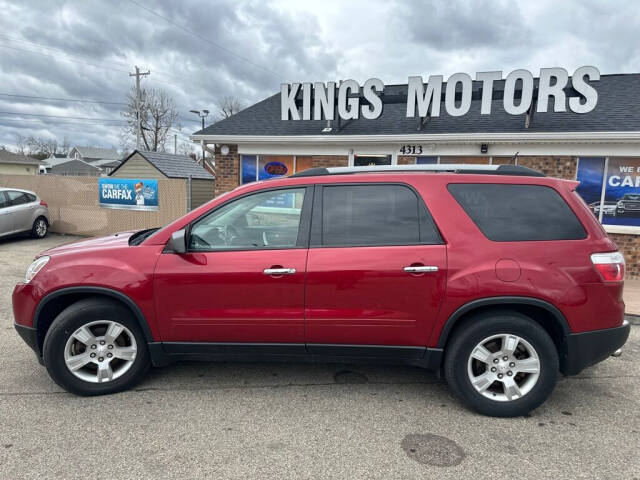 2012 GMC Acadia for sale at Kings Motors in Dayton, OH