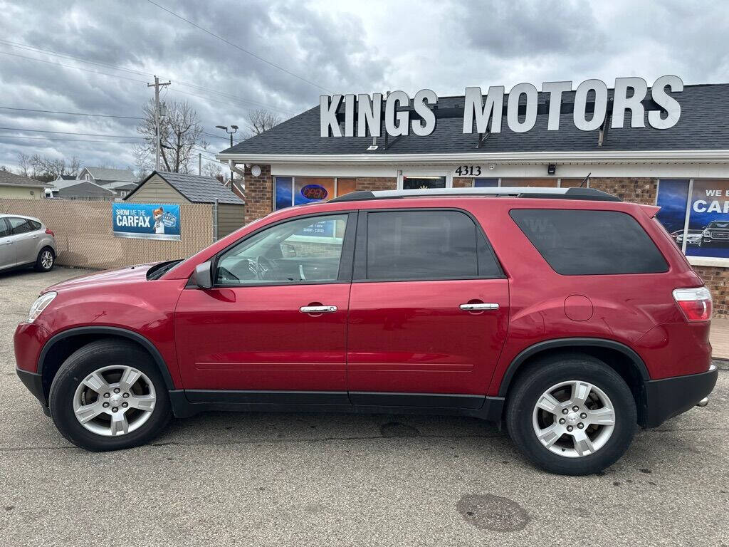 2012 GMC Acadia for sale at Kings Motors in Dayton, OH