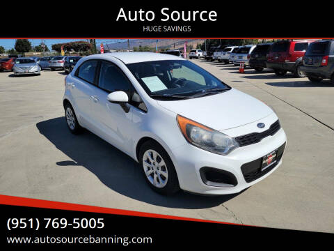 2012 Kia Rio 5-Door for sale at Auto Source in Banning CA