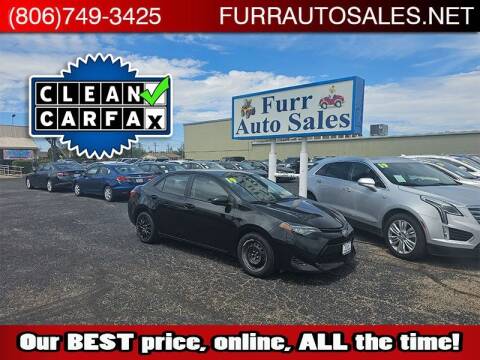 2019 Toyota Corolla for sale at FURR AUTO SALES in Lubbock TX