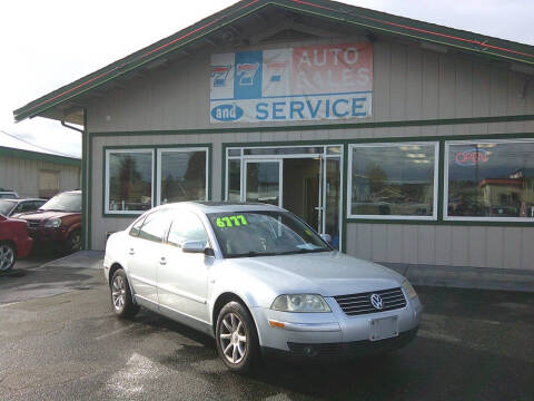 2004 Volkswagen Passat for sale at 777 Auto Sales and Service in Tacoma WA