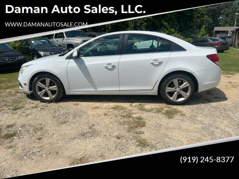 2013 Chevrolet Cruze for sale at Daman Auto Sales, LLC. in Efland NC