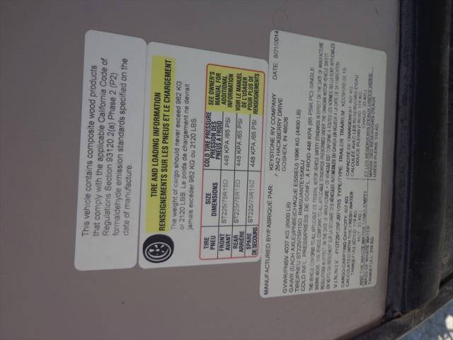 2015 Keystone RV KODIAK