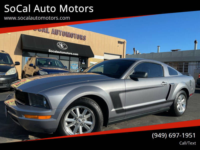 2007 Ford Mustang for sale at SoCal Auto Motors in Costa Mesa CA