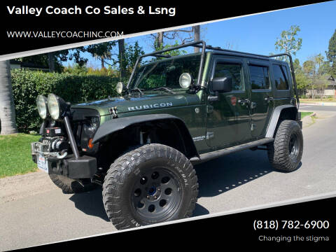 2008 Jeep Wrangler Unlimited for sale at Valley Coach Co Sales & Lsng in Van Nuys CA