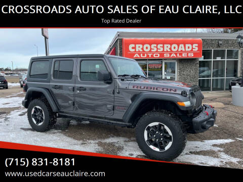 2020 Jeep Wrangler Unlimited for sale at CROSSROADS AUTO SALES OF EAU CLAIRE, LLC in Eau Claire WI