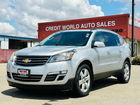 2016 Chevrolet Traverse for sale at Credit World Auto Sales in Fresno CA