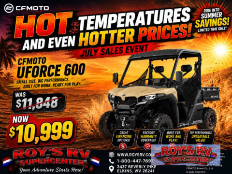 2026 CFMoto UForce 800