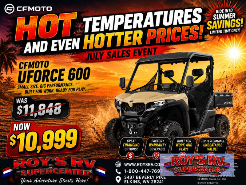 2026 CFMoto UForce 800