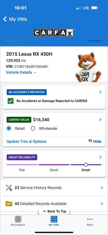 2015 Lexus RX 450h