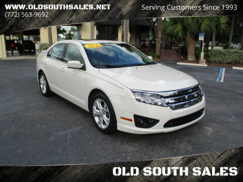 2012 Ford Fusion for sale at OLD SOUTH SALES in Vero Beach FL