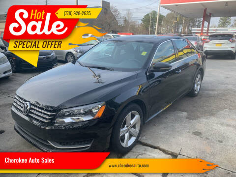 2012 Volkswagen Passat for sale at Cherokee Auto Sales in Acworth GA