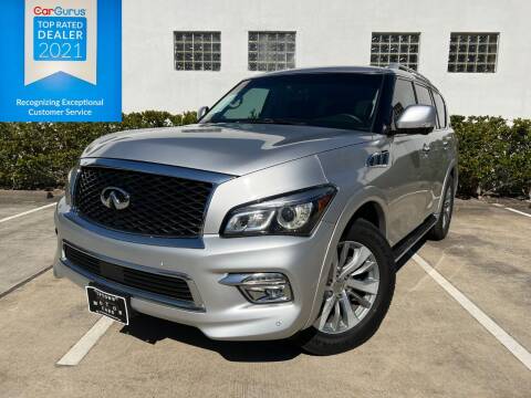 2015 Infiniti QX80 for sale at UPTOWN MOTOR CARS in Houston TX