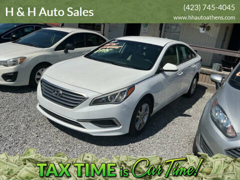 2017 Hyundai Sonata for sale at H & H Auto Sales in Athens TN