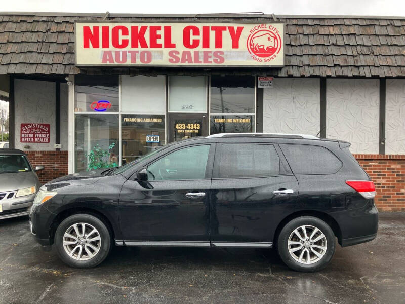 2013 Nissan Pathfinder for sale at NICKEL CITY AUTO SALES in Lockport NY