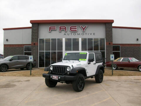 2015 Jeep Wrangler for sale at Frey Automotive in Muskego WI