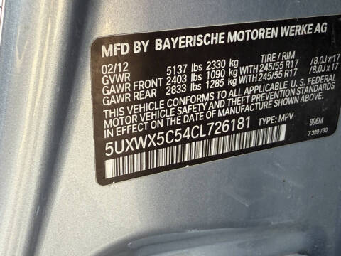 2012 BMW X3 xDrive28i