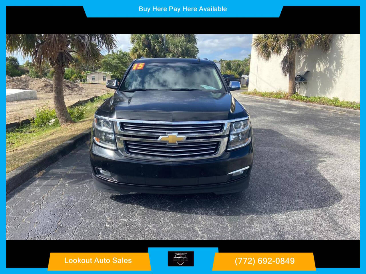 2015 Chevrolet Tahoe for sale at Lookout Auto Sales in Stuart, FL