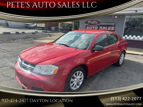 2013 Dodge Avenger for sale at PETE'S AUTO SALES LLC - Dayton in Dayton OH