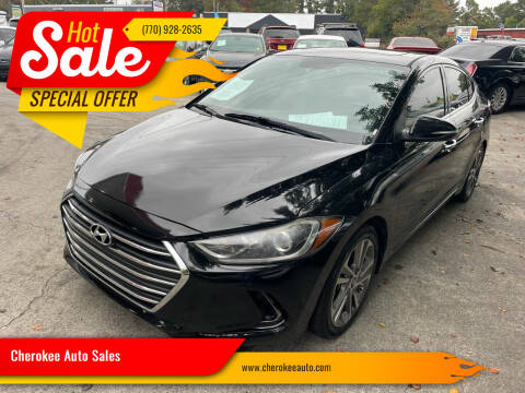 2017 Hyundai Elantra for sale at Cherokee Auto Sales in Acworth GA