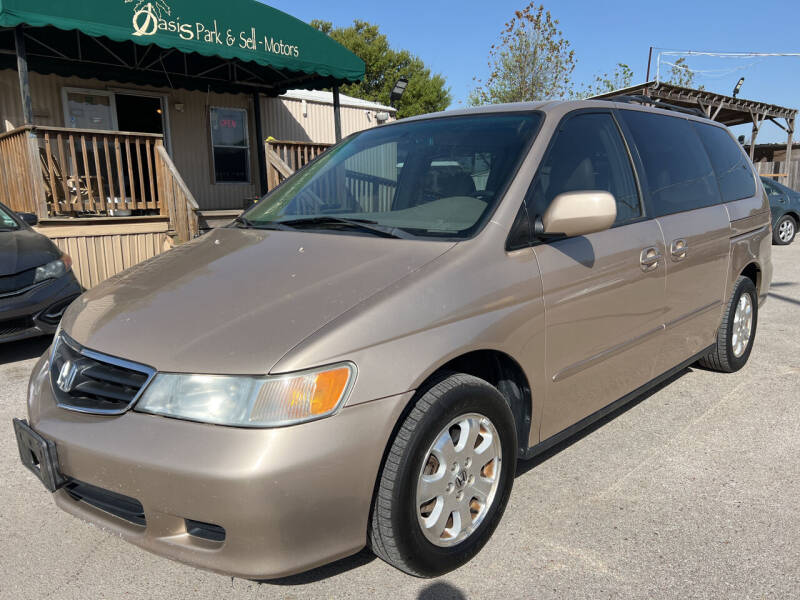 2002 Honda Odyssey for sale at OASIS PARK & SELL in Spring TX